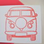 Set Of Five Campervan Gift Tags, thumbnail 3 of 5