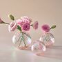 Monaco D'or Rose Pink Ombre Fluted Gift Vase Set, thumbnail 1 of 8