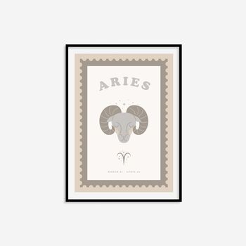 Children's Aries Zodiac Print, 4 of 7