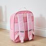 Personalised Large Pink Varsity Backpack, thumbnail 5 of 6