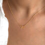 Sterling Silver Or Gold Plated Bow Necklace, thumbnail 5 of 11