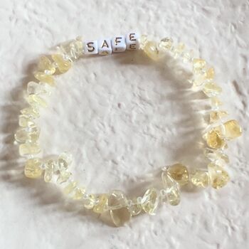 Serenity Set Healing Crystals Word Bracelets, 3 of 3