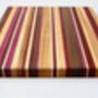 Stripy Wood Chopping Boards, thumbnail 1 of 5