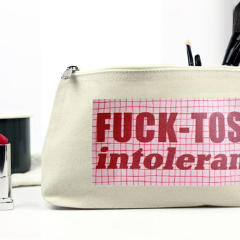 Zero Tolerance Funny Cosmetic Bag, 2 of 3