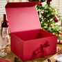 Personalised Luxury Extra Deep A4 Red Gift Box, thumbnail 3 of 7