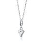 Sterling Silver Cheese Slice Charm Necklace, thumbnail 2 of 5