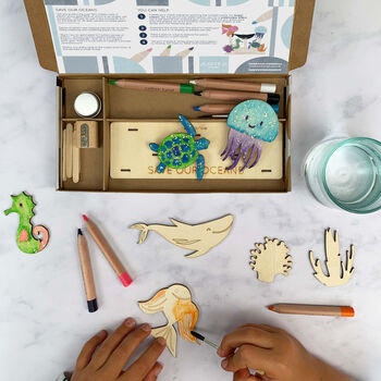 Personalised 'Save Our Oceans' Craft Kit, 9 of 10