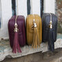 Cross Body Leather Personalised Handbag Winter Colours, thumbnail 2 of 12