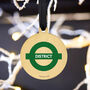 Official Tfl London Hanging Christmas Tree Bauble Decoration, thumbnail 2 of 7