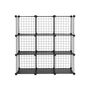 Nine Cube Metal Wire Modular Stroage Rack Bookcase, thumbnail 4 of 8