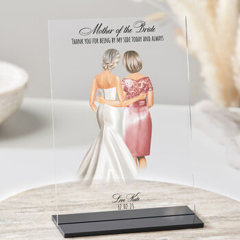 Mother Of The Bride Wedding Acrylic Plaque, 4 of 9