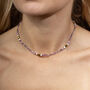 Amethyst Gemstone Necklace, thumbnail 2 of 2