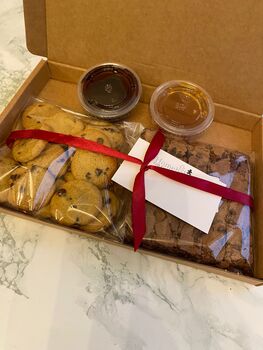 Cookie And Brownie Dipping Letter Box Gift, 5 of 5