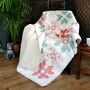 Quilt Christmas Heirloom Blanket, Large Sofa Throw, thumbnail 1 of 5