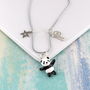 Panda Personalised Charm Necklace, thumbnail 1 of 2