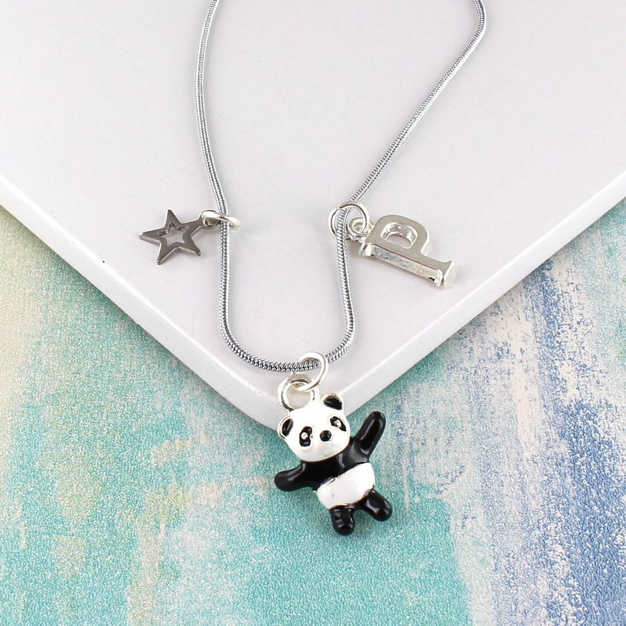 Panda Personalised Charm Necklace, 1 of 2