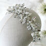 Silver Leaf Bridal Crown, thumbnail 4 of 6