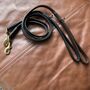 Handmade Buffalo Leather Dog Lead In Two Colours, thumbnail 6 of 6