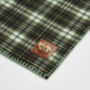 Cathy Green Check Hooded Scarf, thumbnail 4 of 7