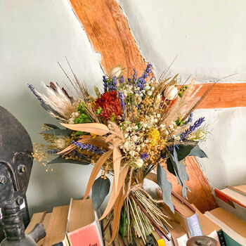 Preserved Lavender Banksia Eucalyptus Natural Bouquet, 8 of 12