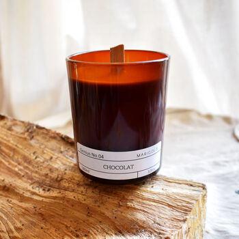 Chocolate Scented Eco Soy Wax Candle, 4 of 4