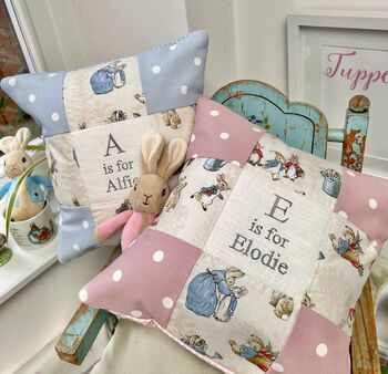 Peter Rabbit© Alphabet Cushion, 6 of 12