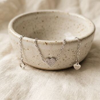 Heart Bracelet Silver, 5 of 7