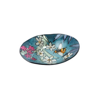 The Beekeeper Small Oval Glass Bowl In Gift Box, 2 of 4