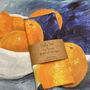 Oranges Still Life Art Cotton Tea Towel, thumbnail 1 of 2