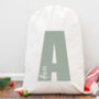 Personalised Initial Christmas Bag/Sack, thumbnail 2 of 4