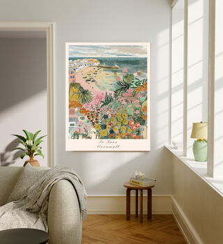 St Ives Cornwall Seaside Landscape Art Print, 2 of 4