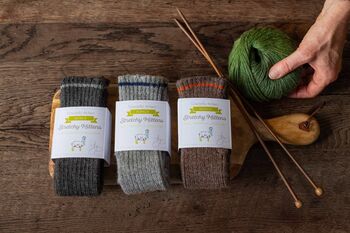 Alpaca Stretchy Fingerless Mittens, 4 of 4