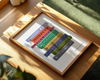 Northumberland Towns Book Stack Art Print, 5 of 6