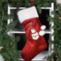 Personalised Gonk Family Red Christmas Stocking, thumbnail 1 of 5