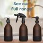 Matte Amber Glass Spray Bottles Set Of Two, thumbnail 4 of 5