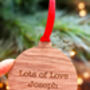 Personalised Wooden Child's Drawing Bauble, thumbnail 6 of 12