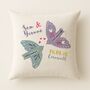 Personalised Love Birds Cushion, thumbnail 1 of 2