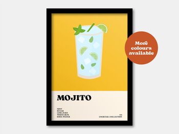 Mojito Cocktail Print, 5 of 6