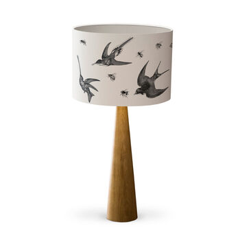 Birds And Bees Hand Gilded Lampshade, 5 of 6