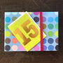 Mini Gold Foiled Number Fifteen Card, thumbnail 1 of 5