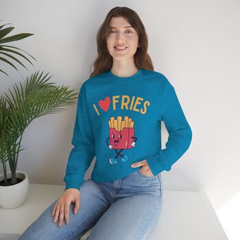 Love Fries Retro Sweater, 2 of 2