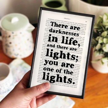 Best Friend 'One Of The Lights' Dracula Quote Print, 2 of 5