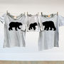 Mummy Bear And Child Cub Twinning Tshirt Tops, thumbnail 4 of 4