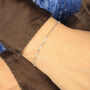 Silver Everyday Minimalist Box Chain Bracelet, thumbnail 2 of 4