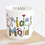 Personalised Bridesmaid Mug Fine Bone China, thumbnail 2 of 2