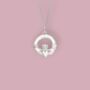 Sterling Silver Claddagh Necklace, thumbnail 10 of 12