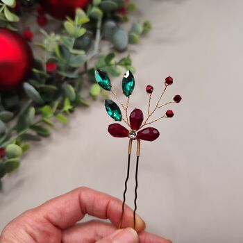 Christmas Hair Pin Set Of Two, 7 of 11