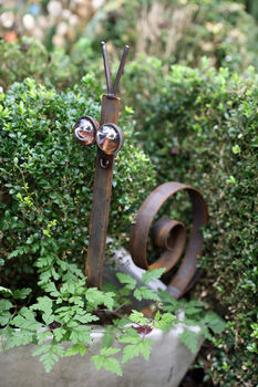 Fun Snail Garden Feature, Handmade In Norfolk, UK, 6 of 12