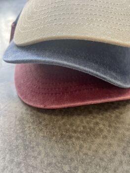 Embroidered Dad Personalised Vintage Cap, 3 of 4