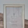 Isaac Jacobs White And Silver Plated Border Photo Frame, thumbnail 2 of 3